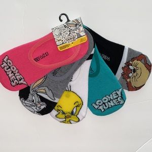 NWT LOONEY TUNES WARNER BROTHERS socks - 5 pair per pack - I have 2 packs